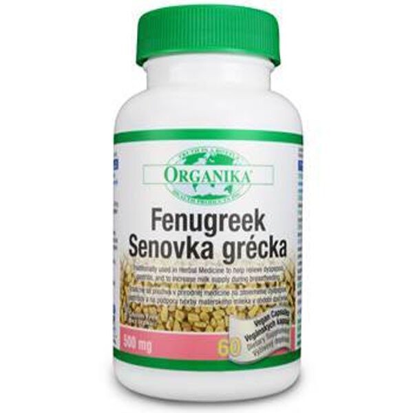 Organika Pískavice řecké seno 500mg 60 kapsúl