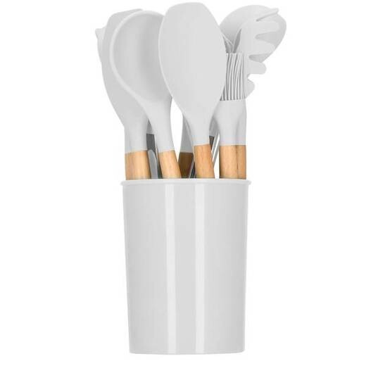 Kuchynské náradie - sada - 12 ks - sivá