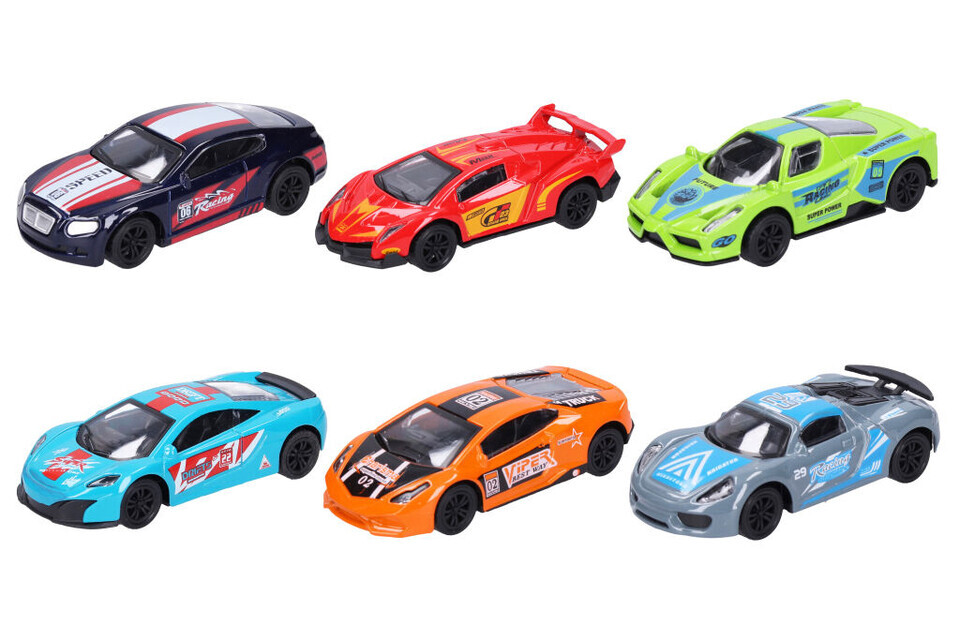 Autíčko na spätné natiahnutie 10cm - náhodná