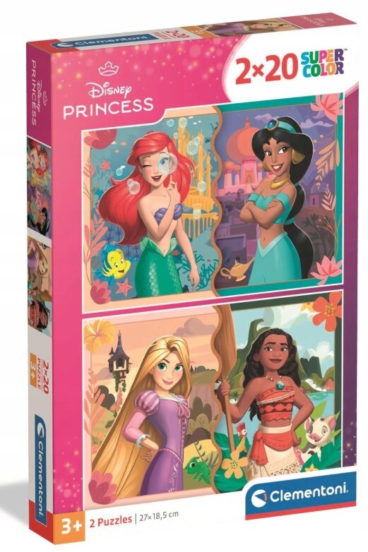 Clementoni puzzle 2x20 Princezné