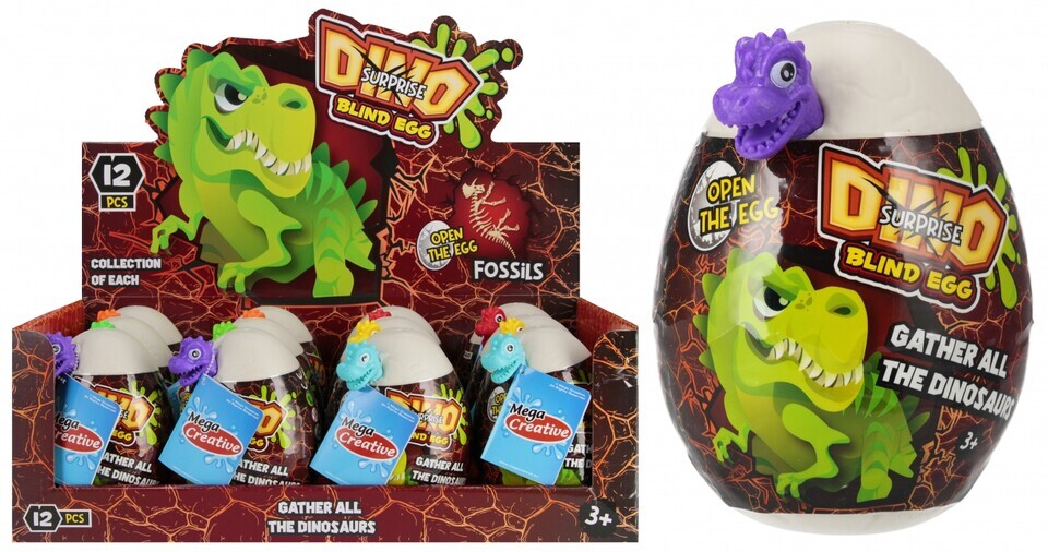 Dino vo vajíčku MAXI 14cm - náhodná