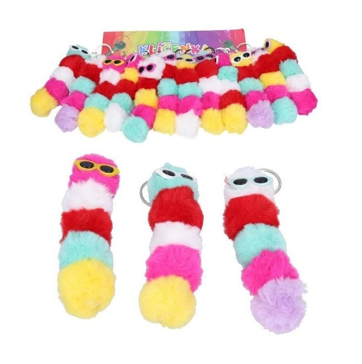 Kľúčenka húsenica 16cm