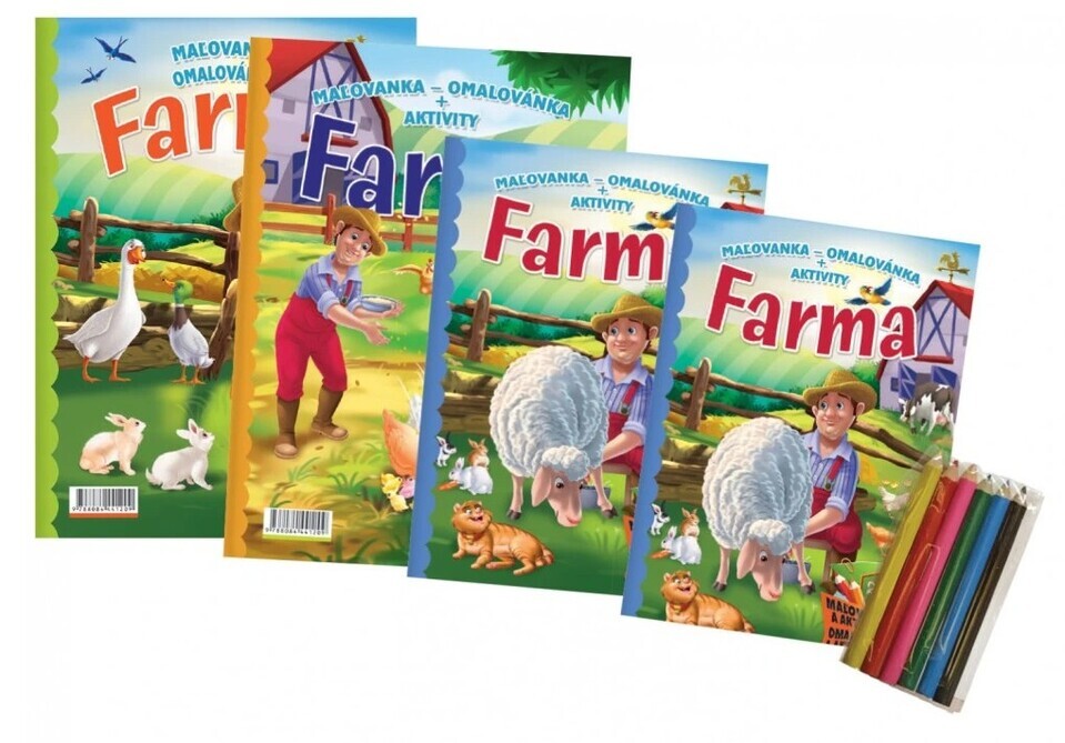 Maľovanka s aktivitami Farma