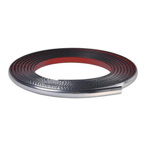 Chrómová nalepovacia lišta - 12mm / 5m