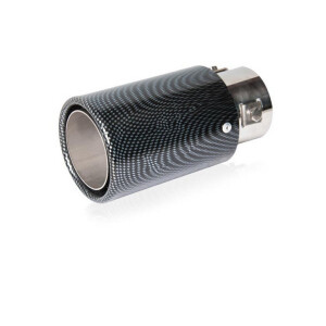 Koncovka výfuku - okrúhla Carbon (145x75mm)