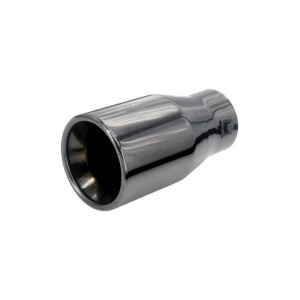 Koncovka výfuku - čierny chróm (102x204mm)