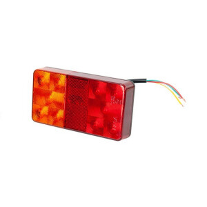 Združené LED svetlo 12/24V - okrúhle / E11 (149 x 80 x 35 mm)