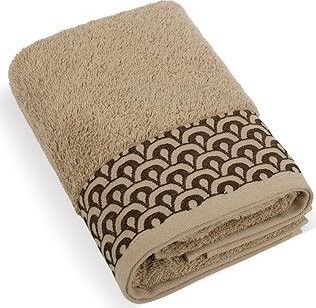 BELLATEX Froté osuška Čipka 500 g K/317 hnedá 70 × 140 cm