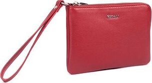 Kožená kabelka etue Segali A2 červená