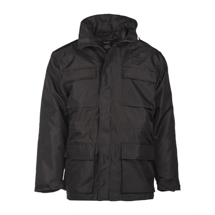 Bunda Mil-Tec Security s vložkou - čierna, XXL