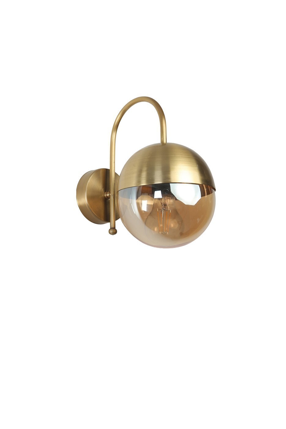 Nástěnná lampa Camli zlatá