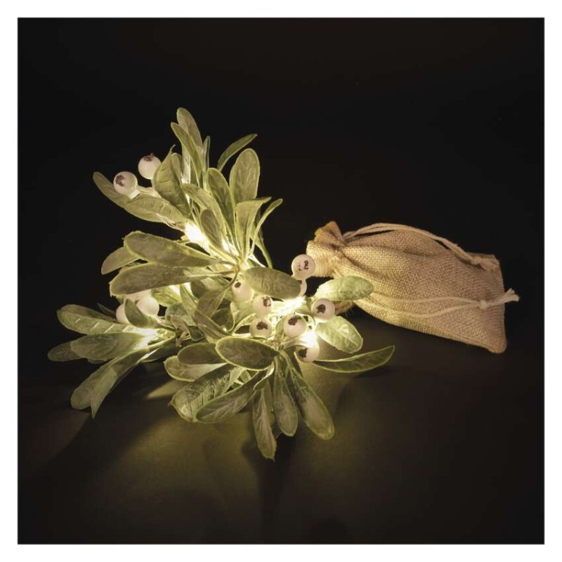 Vánoční světelná LED dekorace Eloise zelená