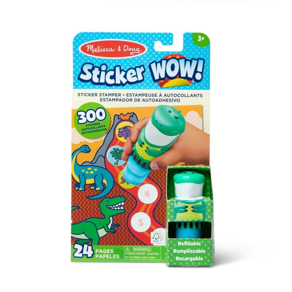 Melissa & Doug Sticker WOW! - Samolepky dinosaury