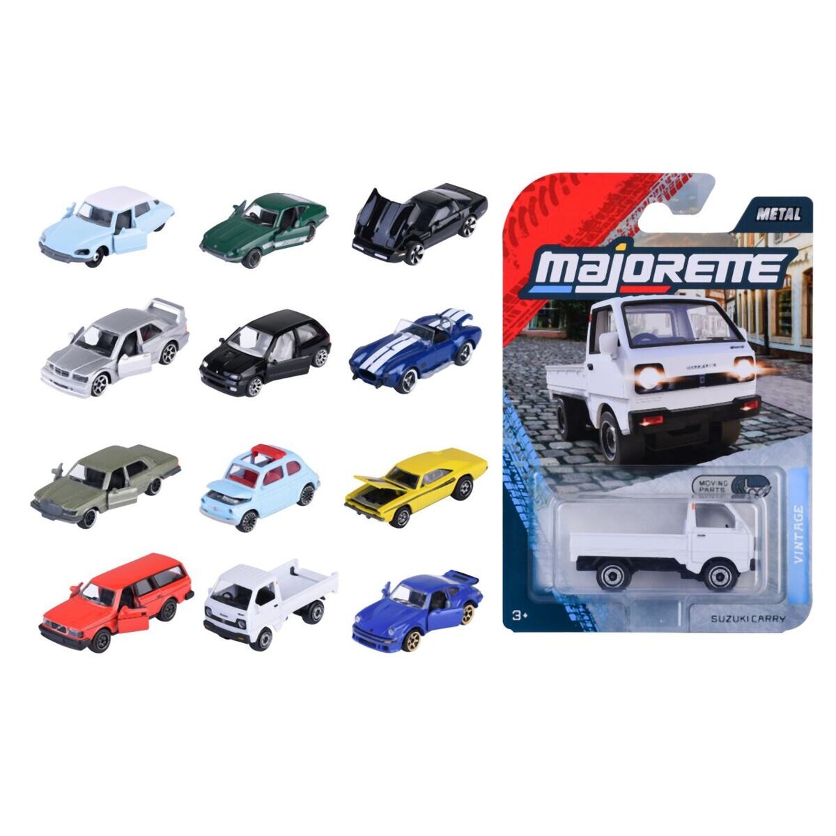 Majorette Vintage Autíčko kovové, 12 druhov