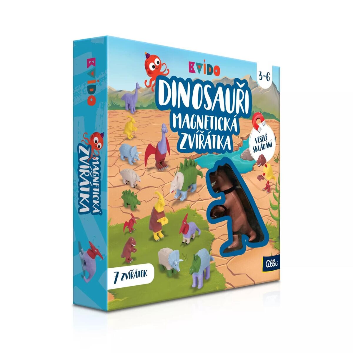 Albi Kvído - magnetické zvieratká, rôzne druhy