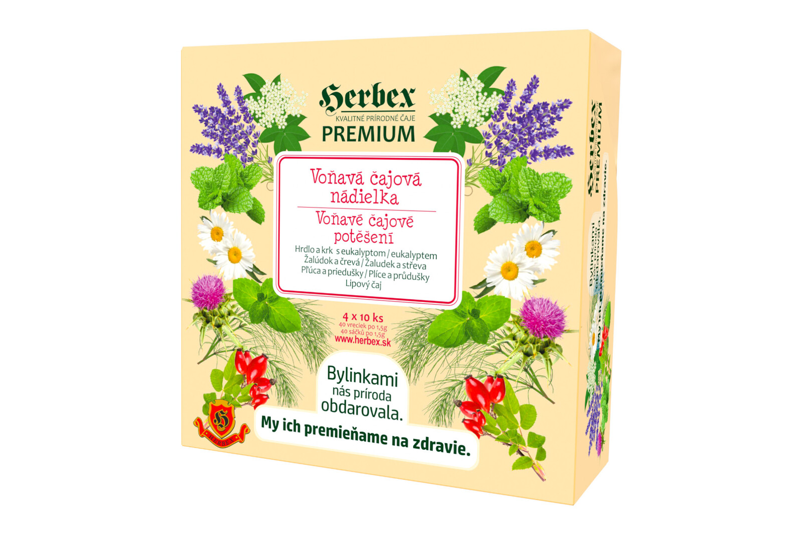 HERBEX spol. s r.o. Herbex Premium Voňavá čajová nádielka (Darčekové balenie čajov)