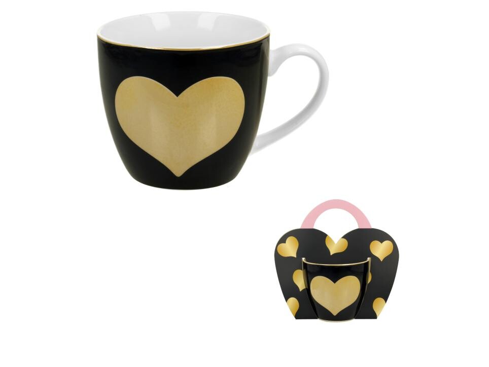 DUO  - Hrnček 460ml Big Heart Dark Blue