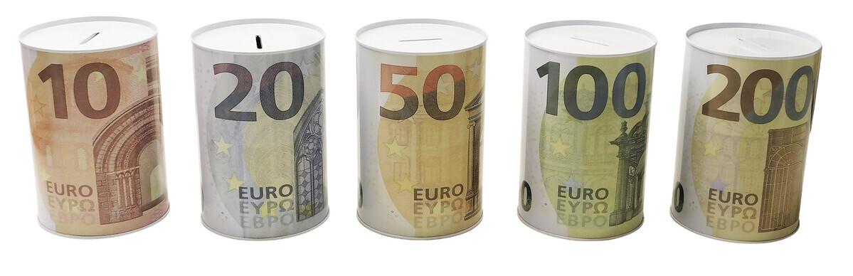 MAKRO - Pokladnička EURO 10x15cm, rôzne druhy