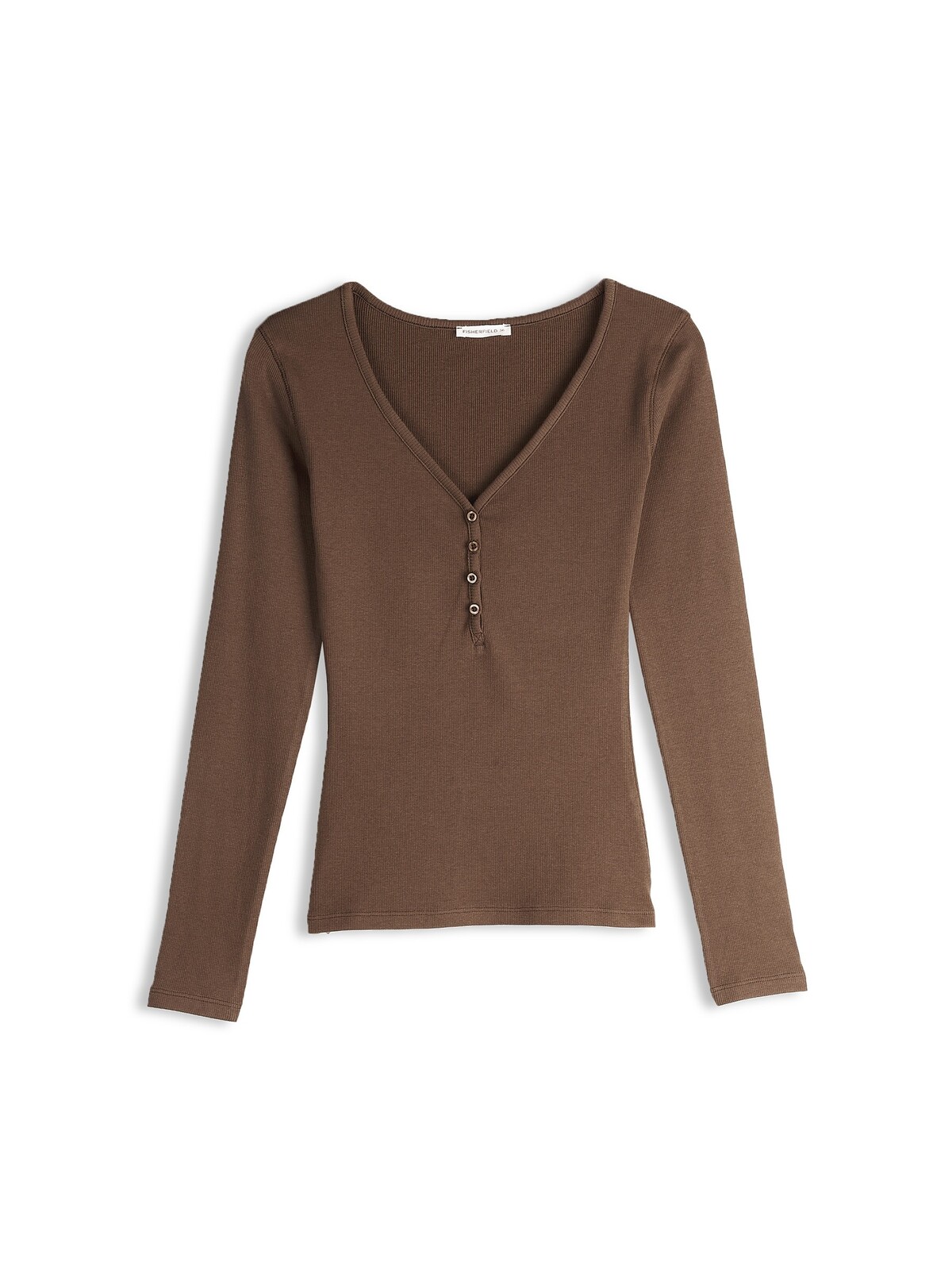 GATE Rebrovaný top s gombíkmi