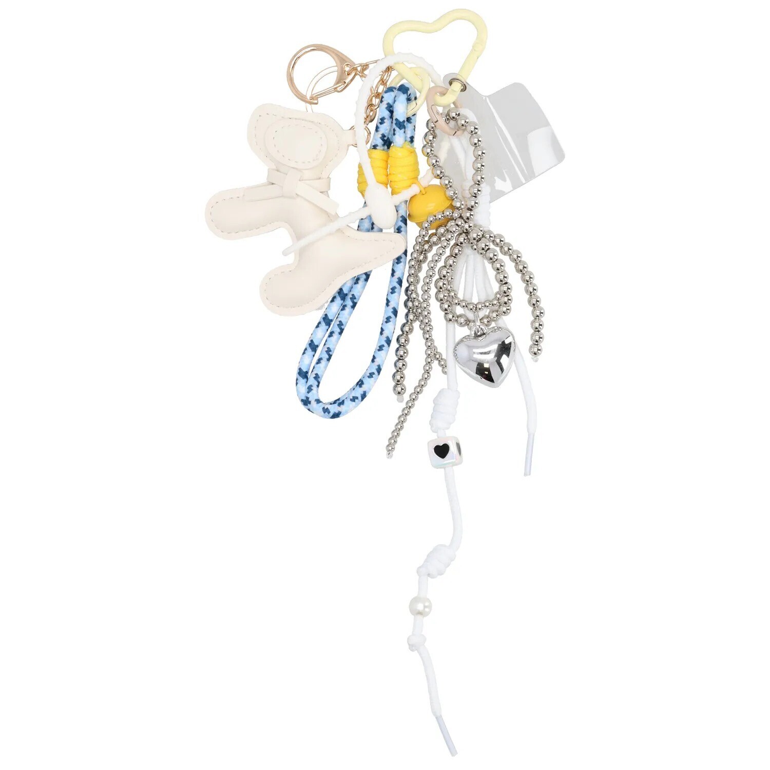 Charm London Štýlový prívesok Trendy Bag Charm - biely