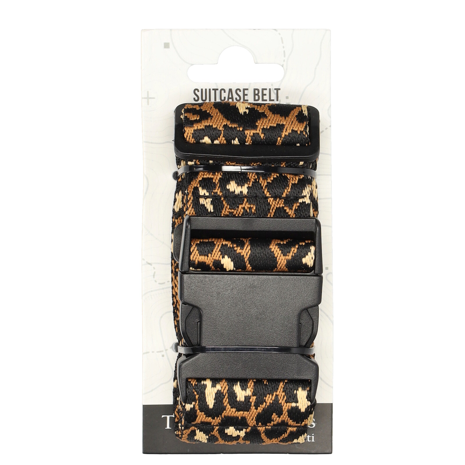 Cestovný popruh na kufor Enrico Benetti - hnedý