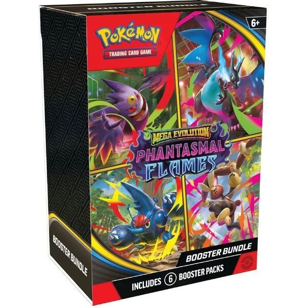 Kartová hra Pokémon TCG: Mega Evolution Phantasmal Flames Booster Bundle (Pokémon) 196214126367