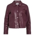 Kožené bundy Vila Noos Hellium Jacket - Fig