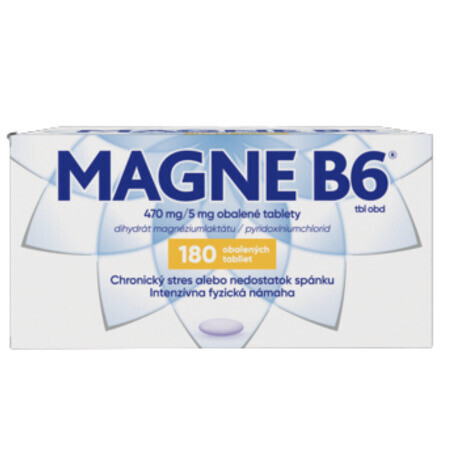 MAGNE B6 470 mg/5 mg 180 tabliet