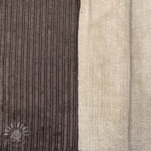 Menčester Cofur fleece dark brown