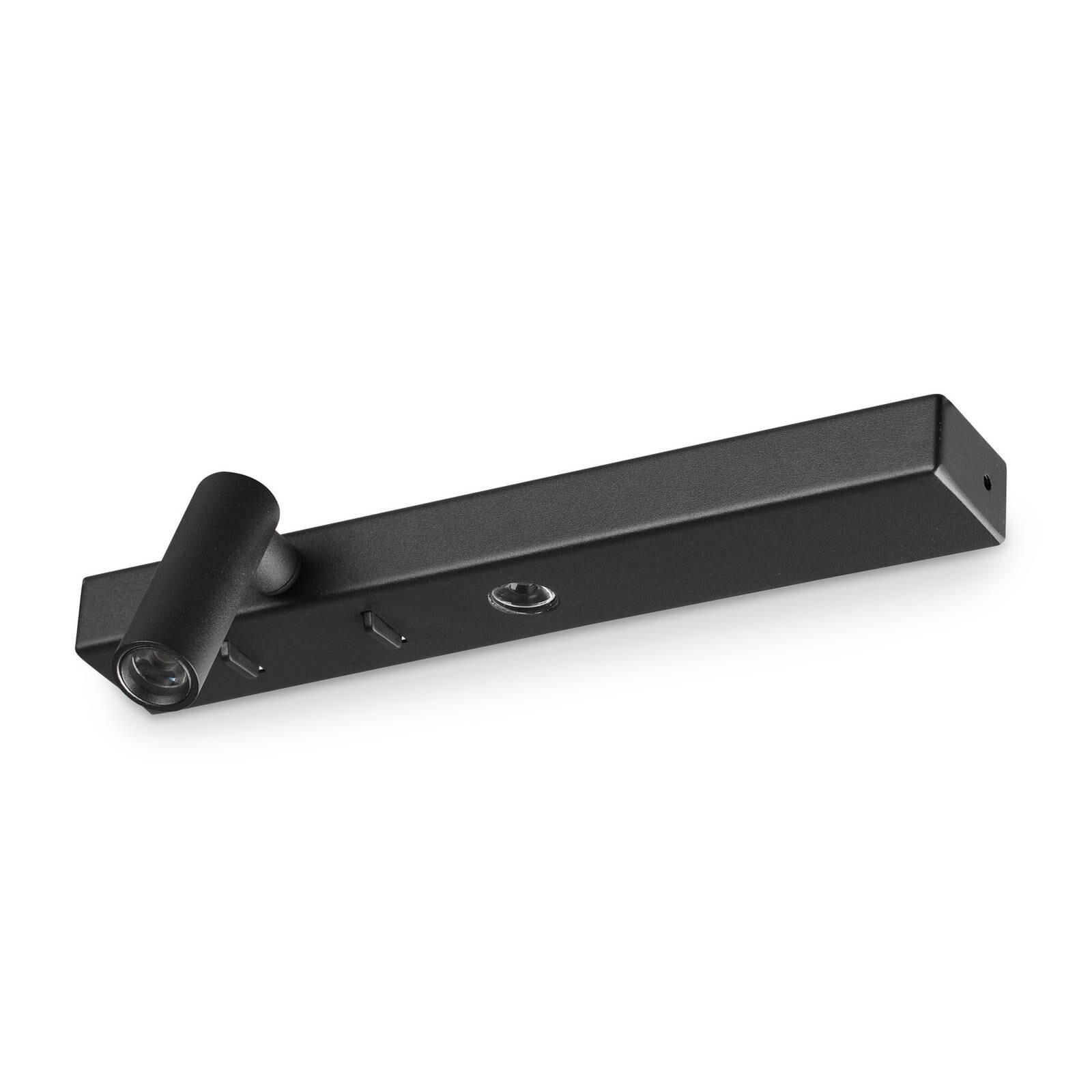 Ideal Lux LED nástenné svetlo Bonne Nuit 1, čierne Šírka 22 cm