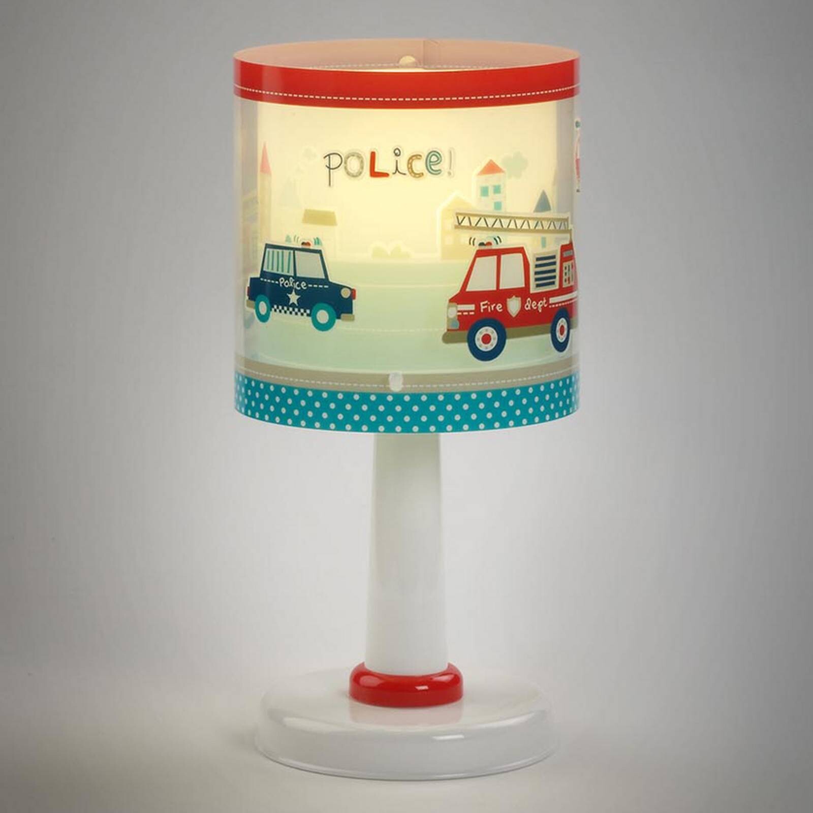 Detská stolová lampa Police, G4, Ø 15 cm