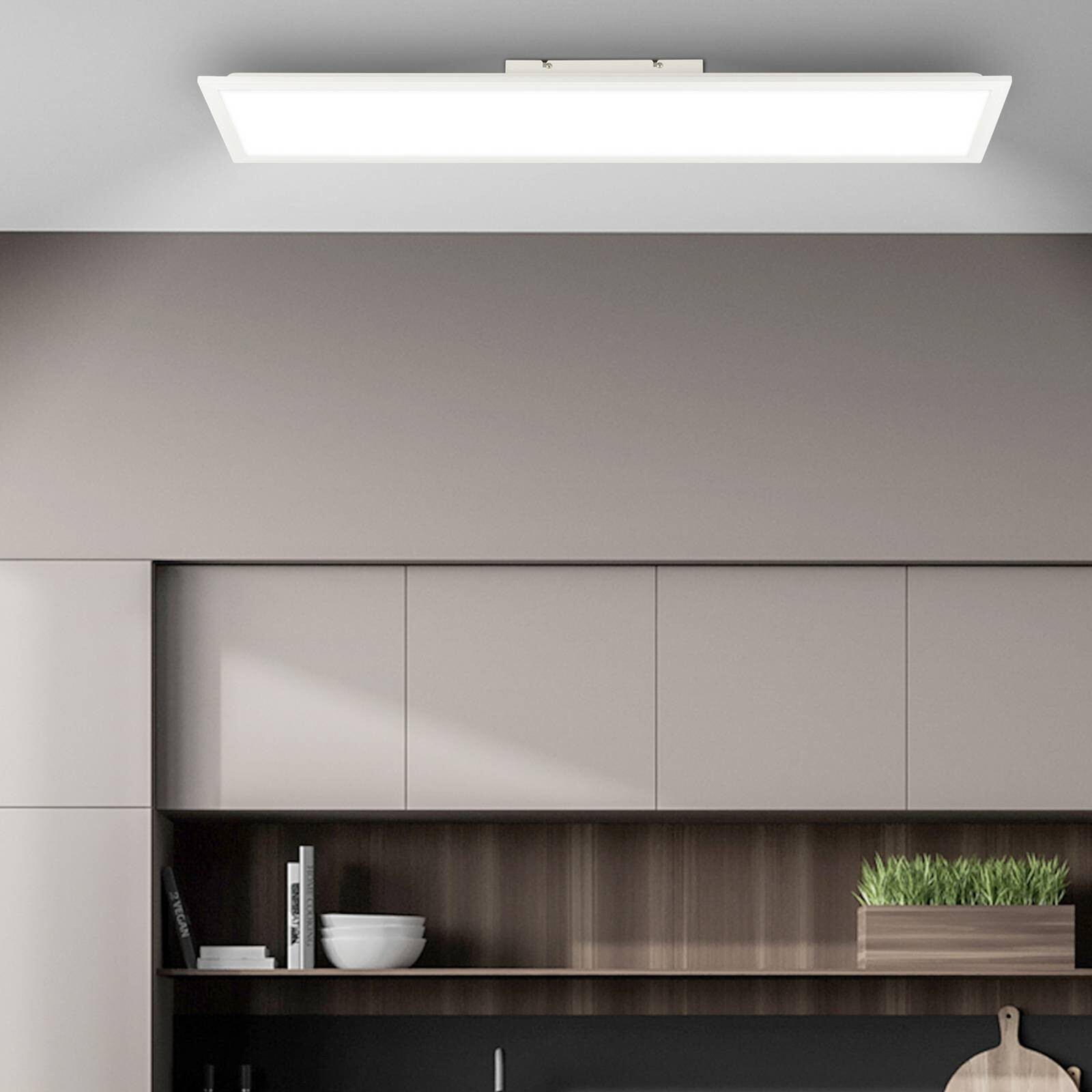 LED panel Simple A, biely, 100 x 25 cm, kov, 4 000 K