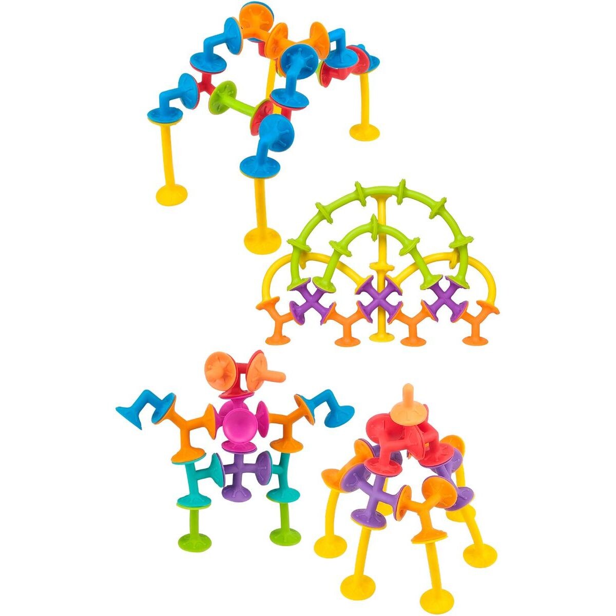 Alltoys Hrací set s prísavkami 100 ks