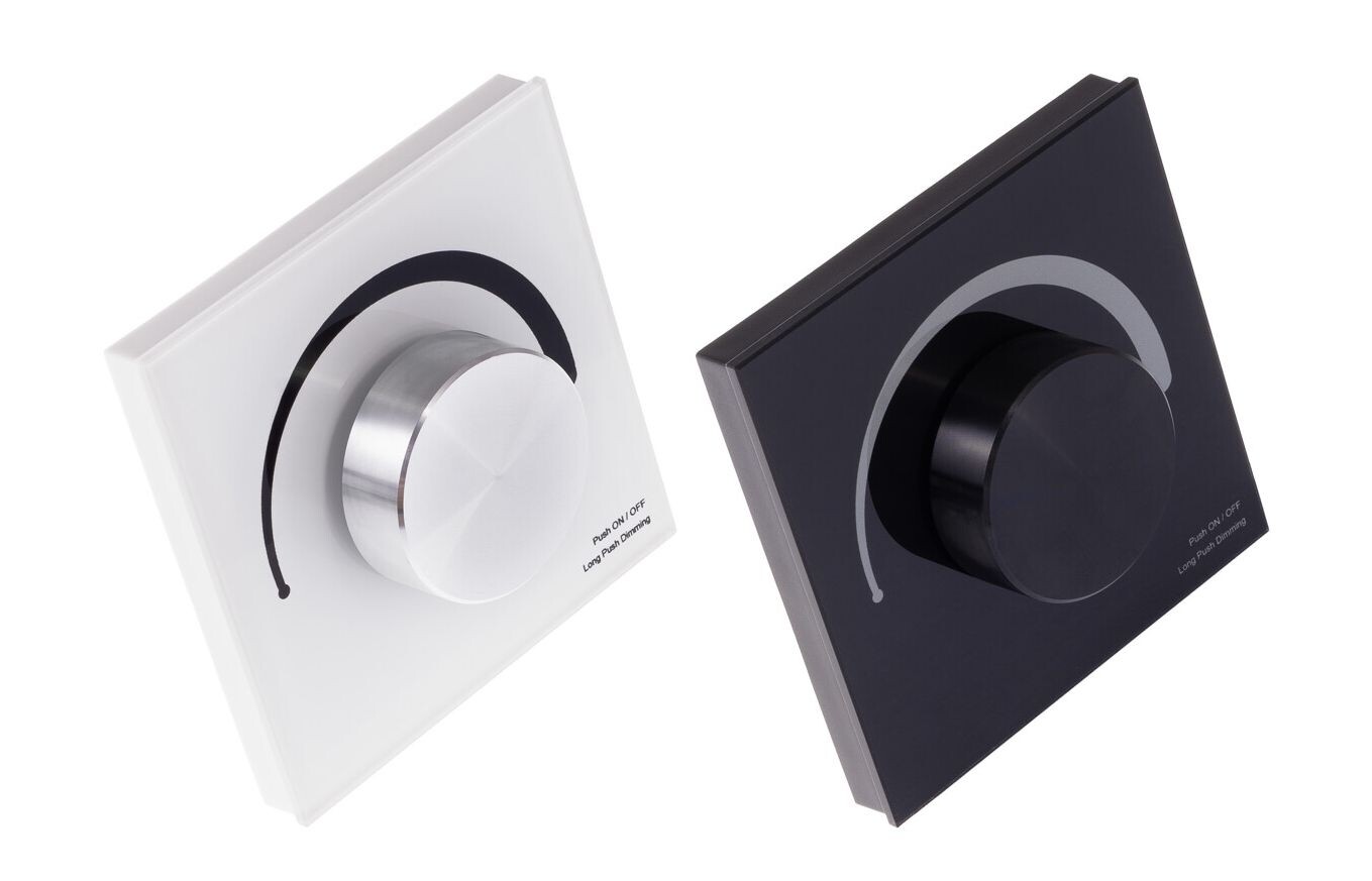 T-LED DimLED nástenný ovládač pre LED pásiky Vyberte farbu: Čierna 069110