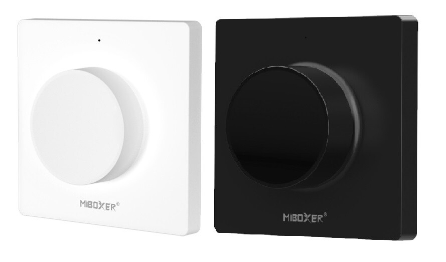 LED Solution Mi-Light RF Nástenný otočný diaľkový ovládač pre jednofarebné+CCT LED pásiky, 1-kanálový Vyberte farbu: Čierna K1-B
