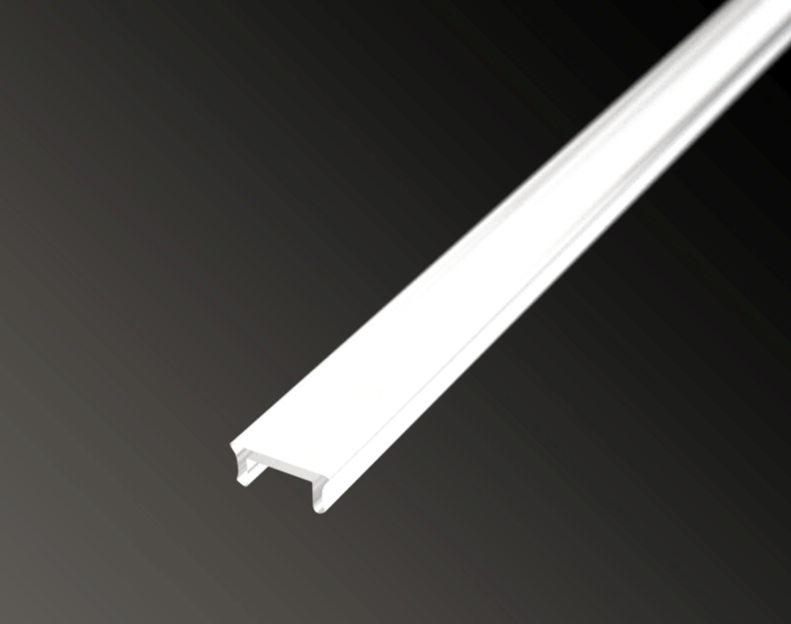 LED Solution Nacvakávacie difúzor pre profil V8 Vyberte variantu a dĺžku: Mliečný difúzor 1m LP311-MILKC-1M