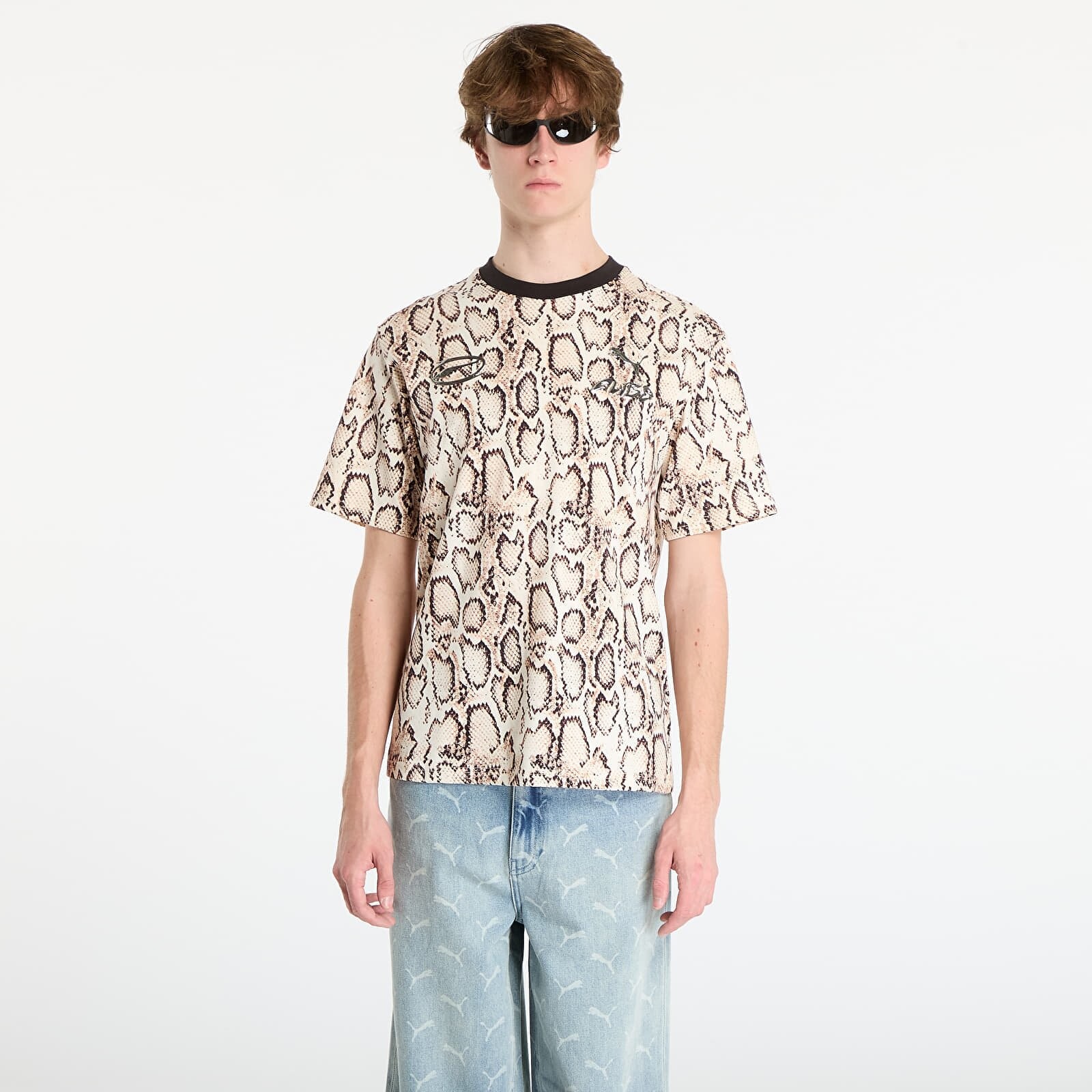 Tričko Puma x A$AP ROCKY Snakeskin Tee Frosted Ivory AOP S