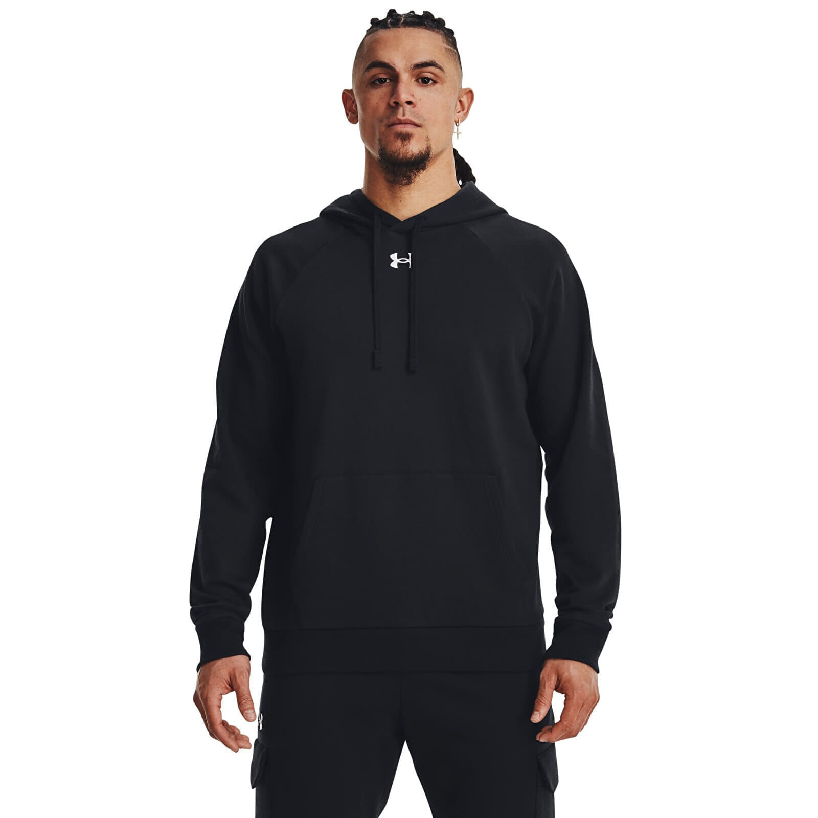 Mikina Under Armour Rival Fleece Hoodie Black M