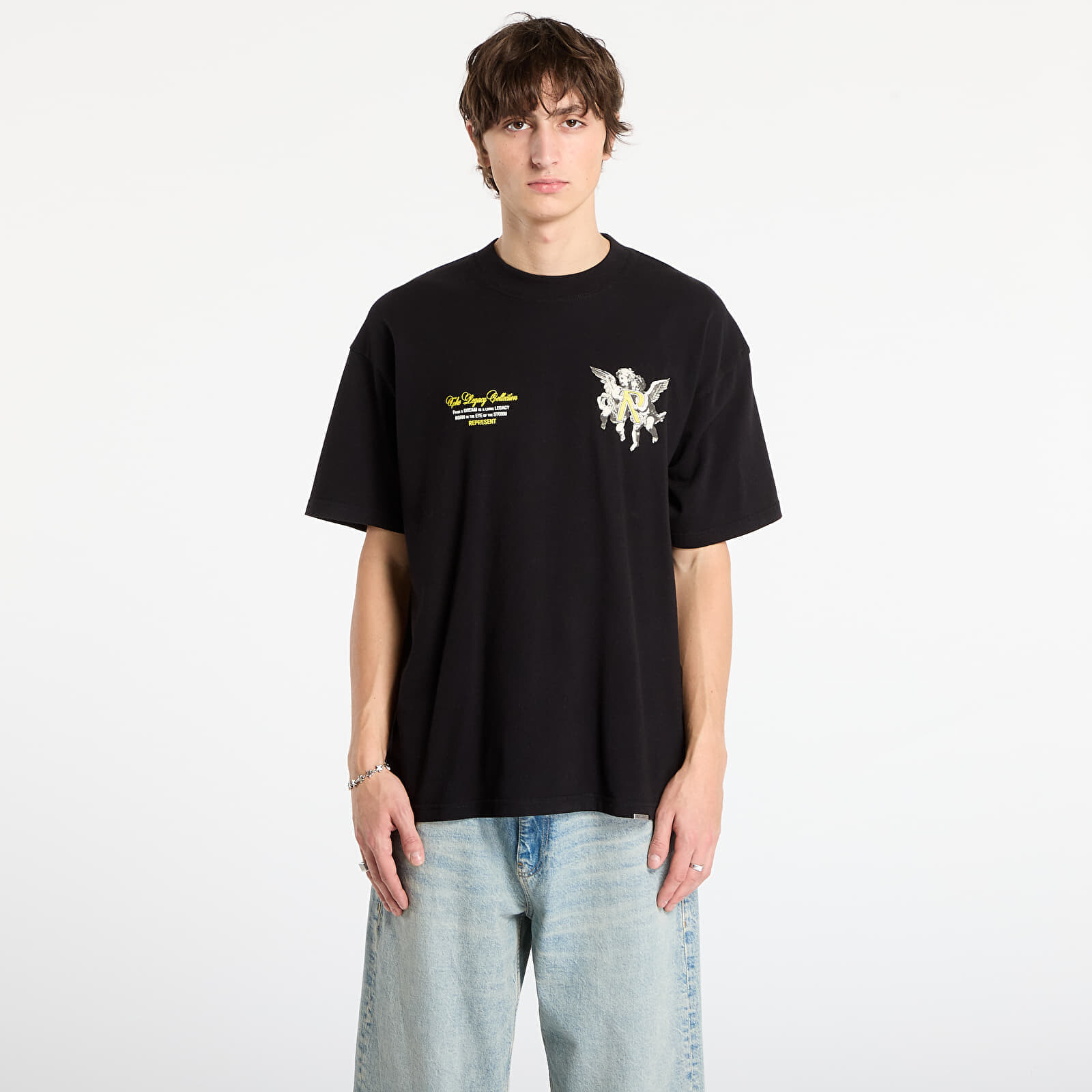 Tričko REPRESENT Legacy Cherubs T-Shirt Jet Black S