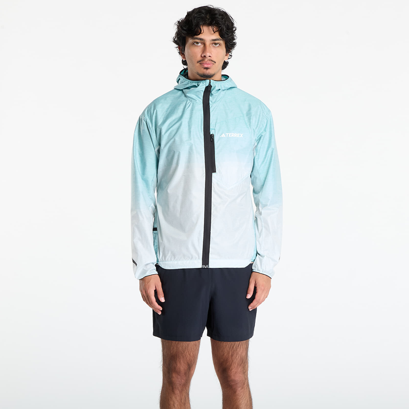 Vetrovka adidas Terrex Xperior Light Windweave Jacket Pure Teal/ Semi Flash Aqua M