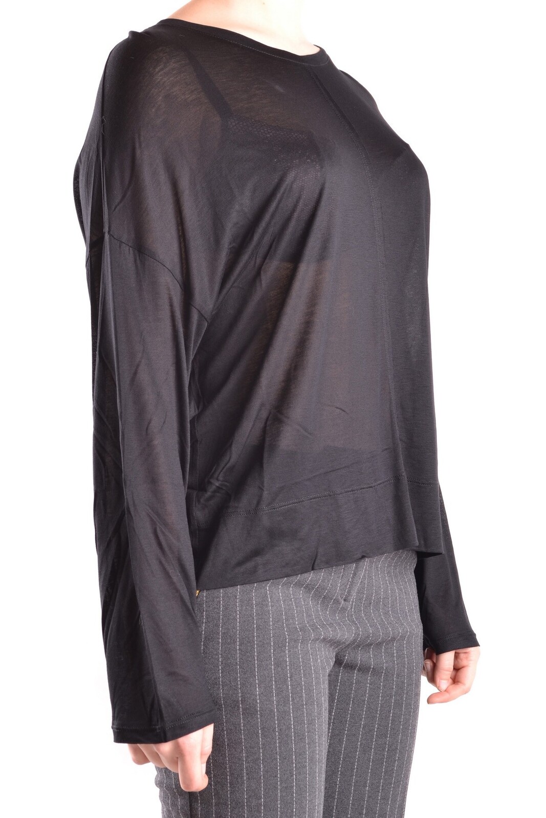 Čierne tričko s dlhým rukávom Dondup