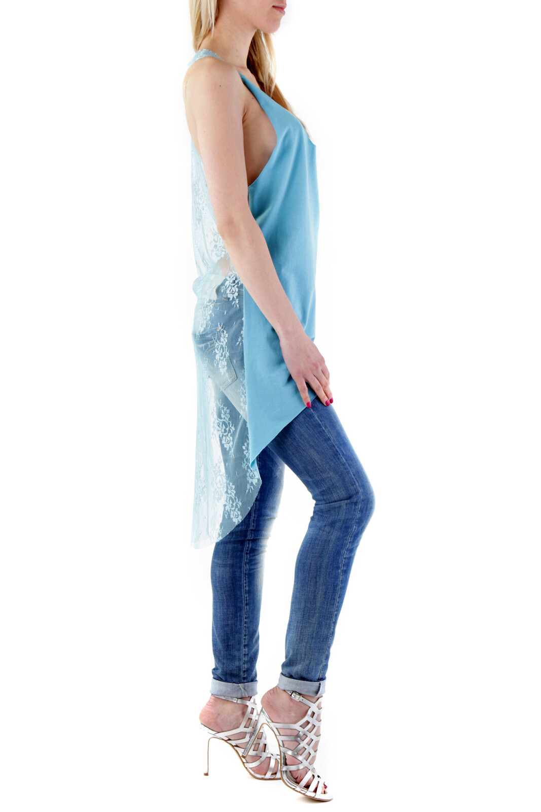 Sexy Woman Top bez rukávov