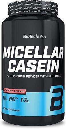 Biotechusa micellar casein (micelární kasein) 908 g - jahoda