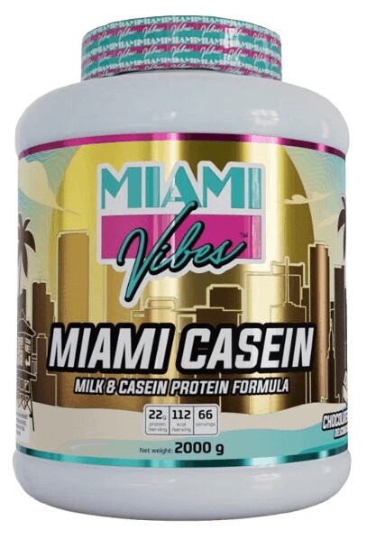 Miami vibes miami casein 2000 g - čokoláda