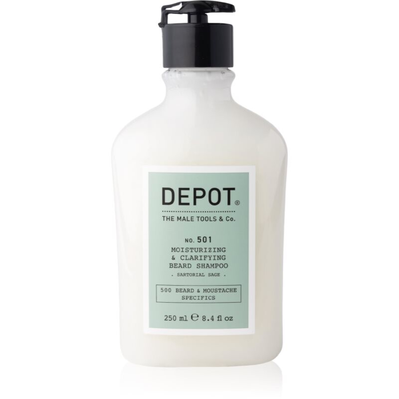 Depot 500 BEARD & MOUSTACHE SPECIFICS NO. 501 MOISTURIZING & CLARIFYING BEARD SHAMPOO hydratačný šampón na bradu 250 ml