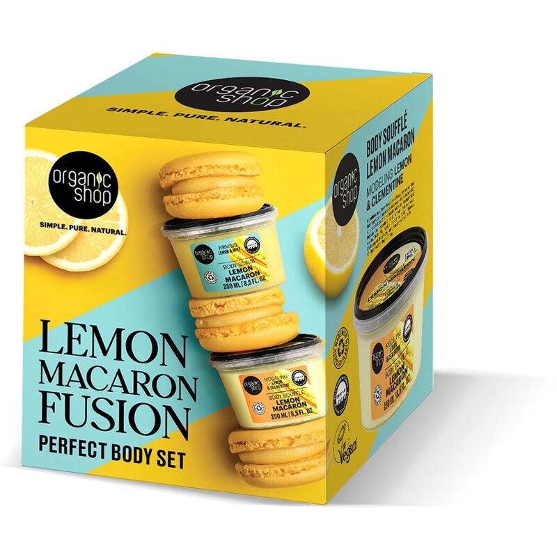 Organic Shop Lemon Macaron Fusion darčeková sada