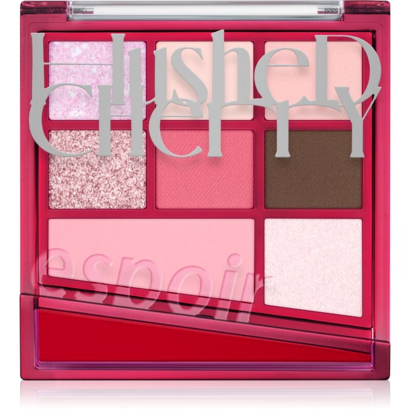 espoir Real Eye Palette All New paletka očných tieňov pre dokonalý vzhľad odtieň Hushed Cherry 94 g