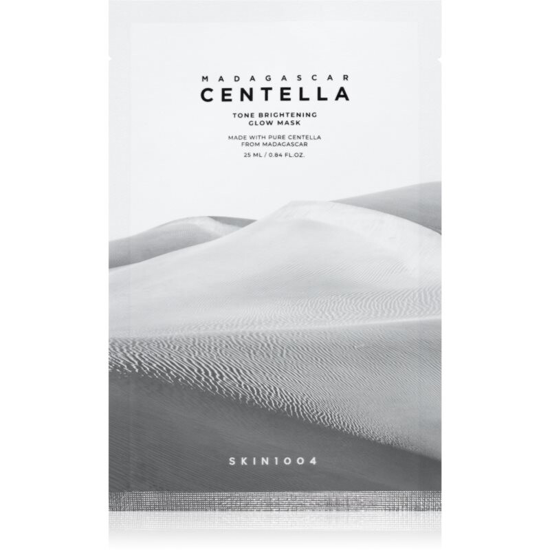 SKIN1004 Madagascar Centella Tone Brightening Glow Mask rozjasňujúca plátienková maska s upokojujúcim účinkom 25 ml