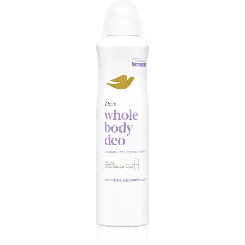 Dove Lavender & Chamomile dezodorant v spreji na telo 150 ml