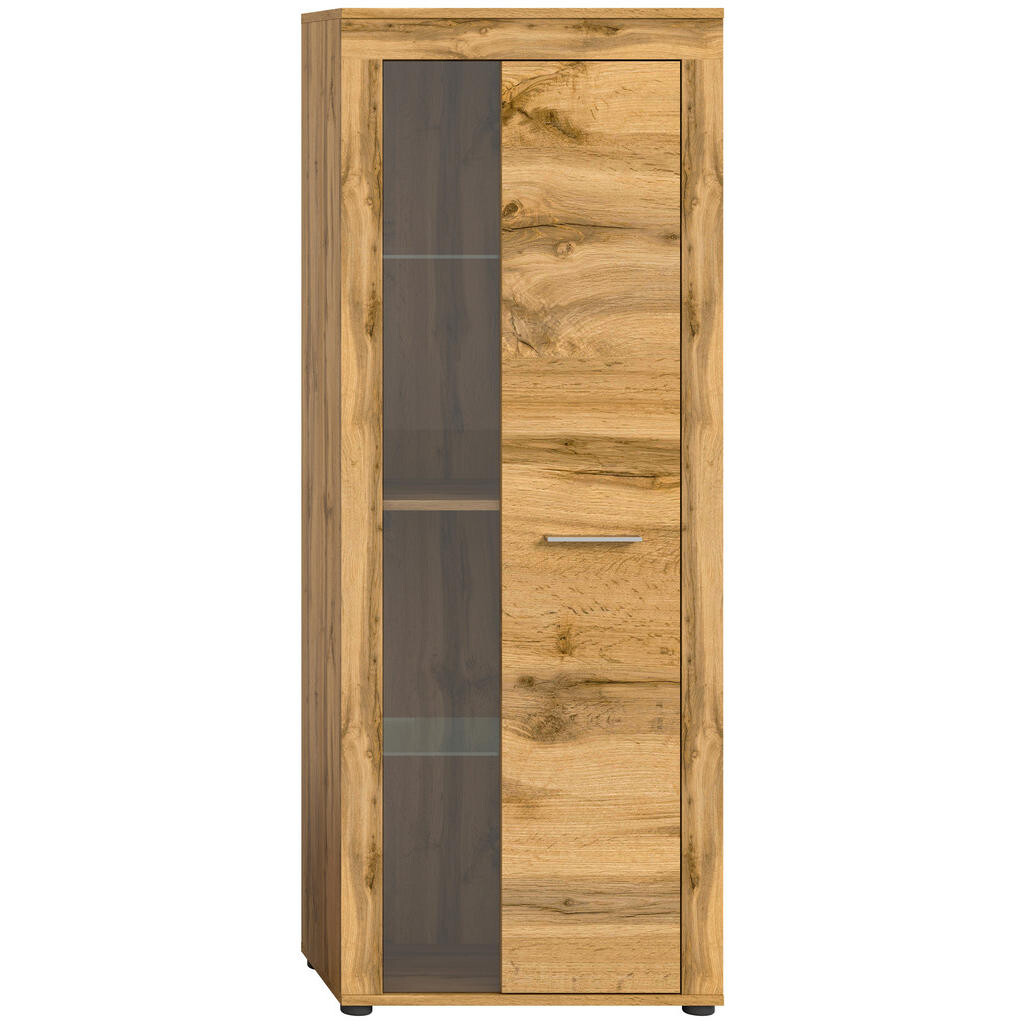 MID.YOU VITRÍNA, dub wotan, 60/159/35 cm